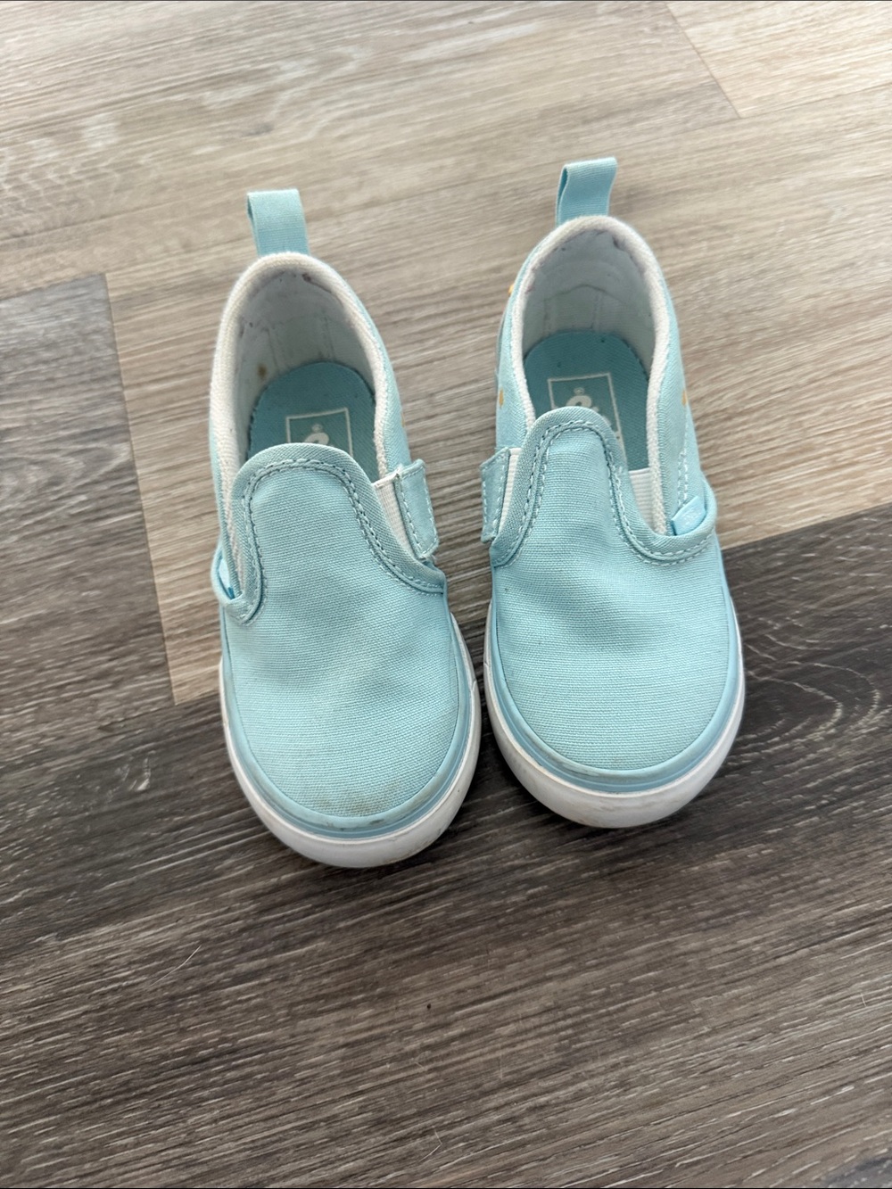 Vans Kids Slip-On Canvas Shoes Sz 8